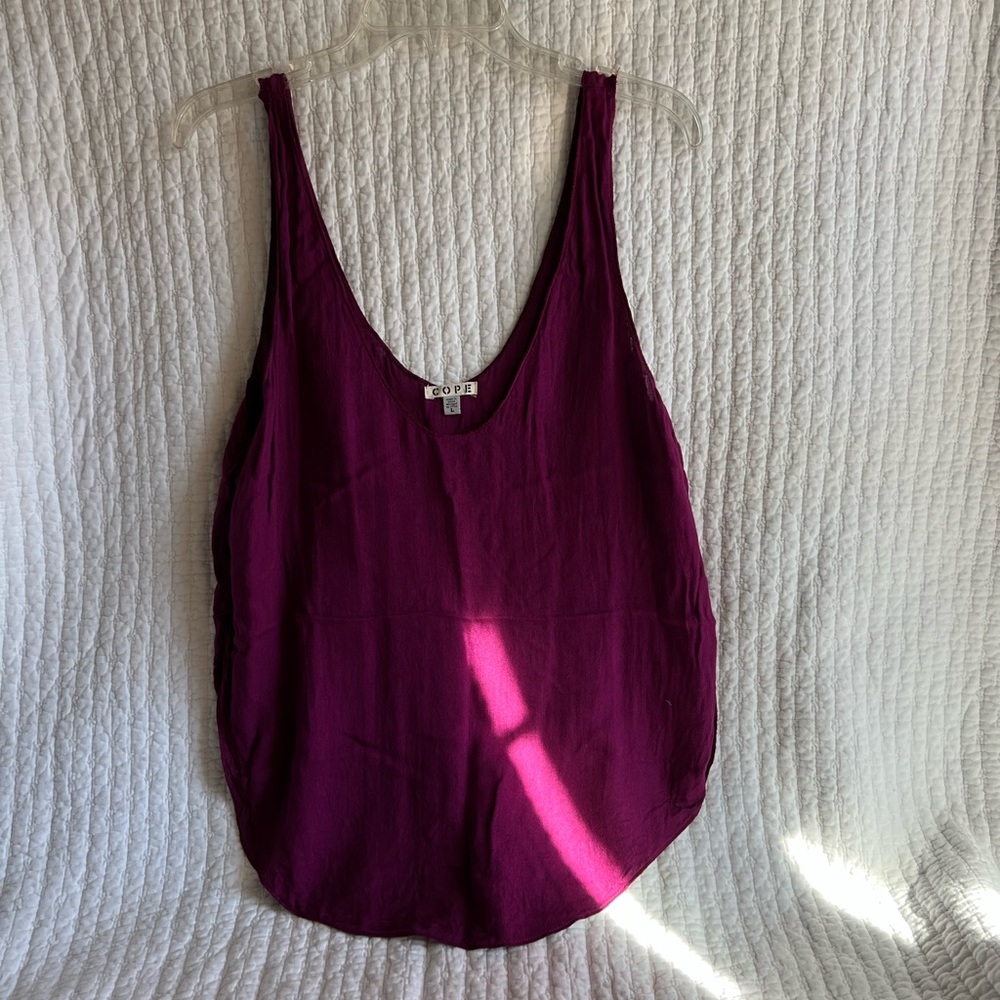 Urban OutFitters Cope Fuchsia Tank Top